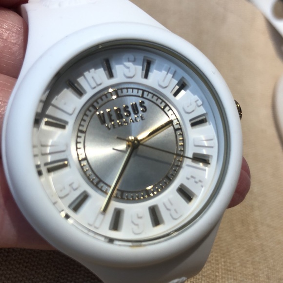 Versus By Versace Accessories Versus Versace Fire Island White